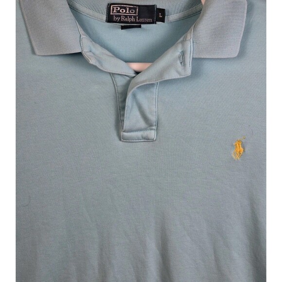 Polo Ralph Lauren Men’s Large Blue Short Sleeve Shirt - Picture 2 of 8